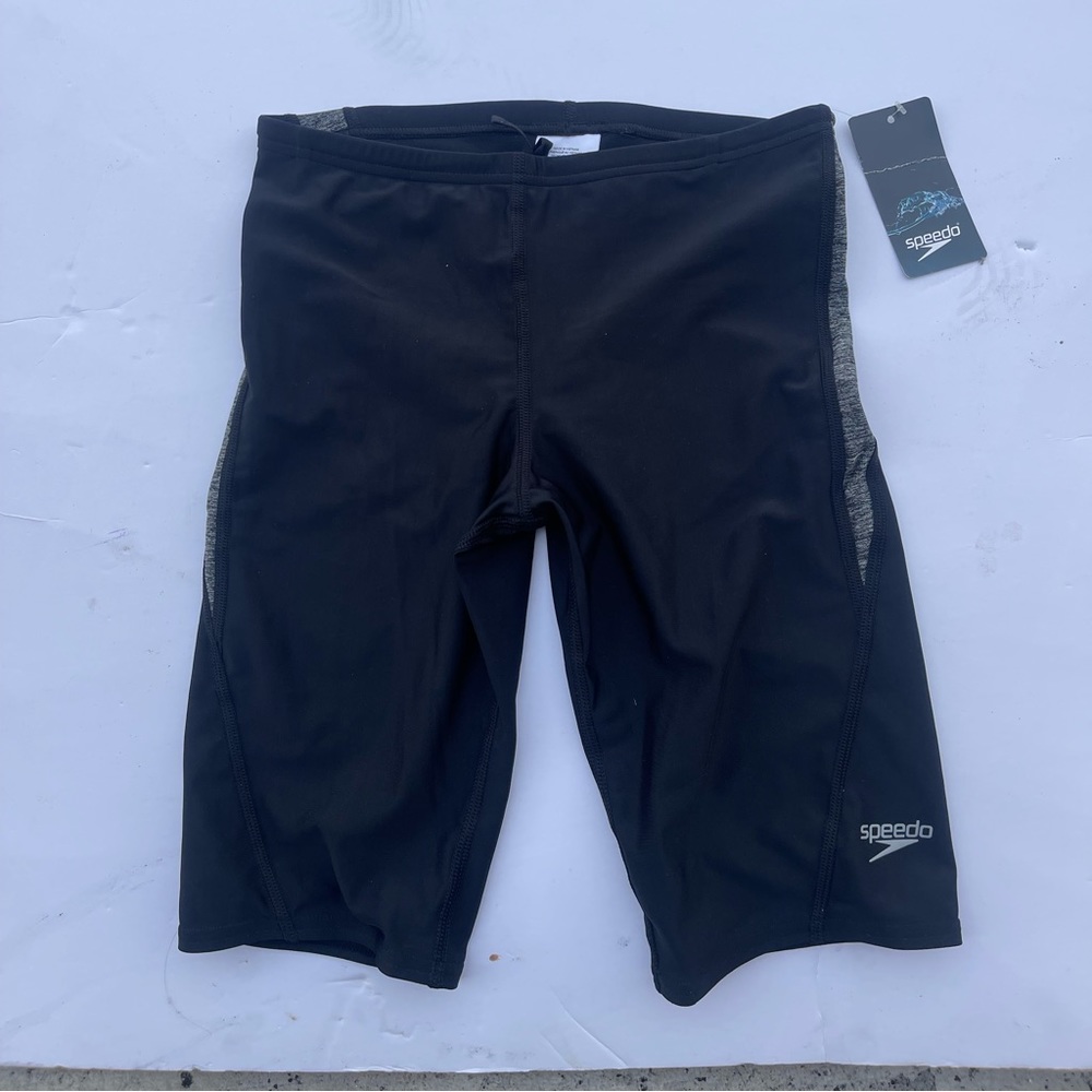 M Black Speedo Bicycle Shorts New with Tags Size 30